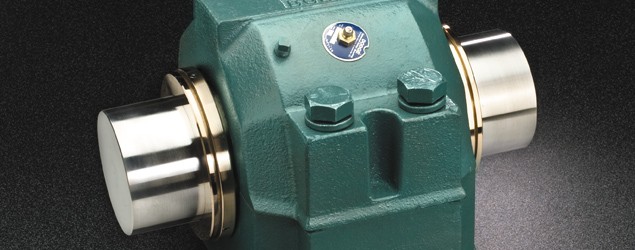 Pillow block with Inpro/Seal Bearing Isolator