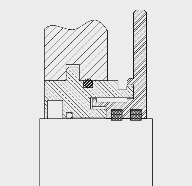 High-temperature Steam Turbine Bearing Isolator engineering drawing