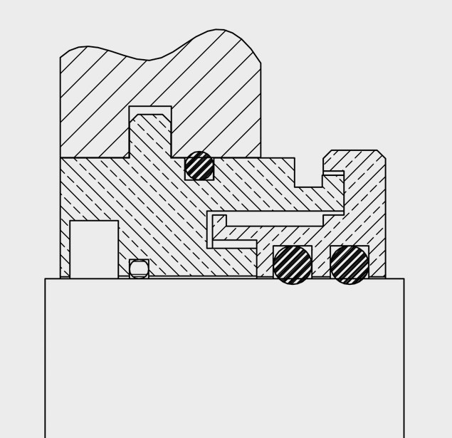 Low-temperature Steam Turbine Bearing Isolator engineering drawing